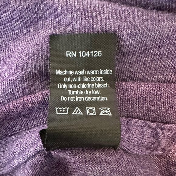 Womens Purple "It Is Well With My Soul" Short Sleeve T-Shirt S - Picture 5 of 6